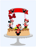 Topo de Bolo Minnie Vermelha